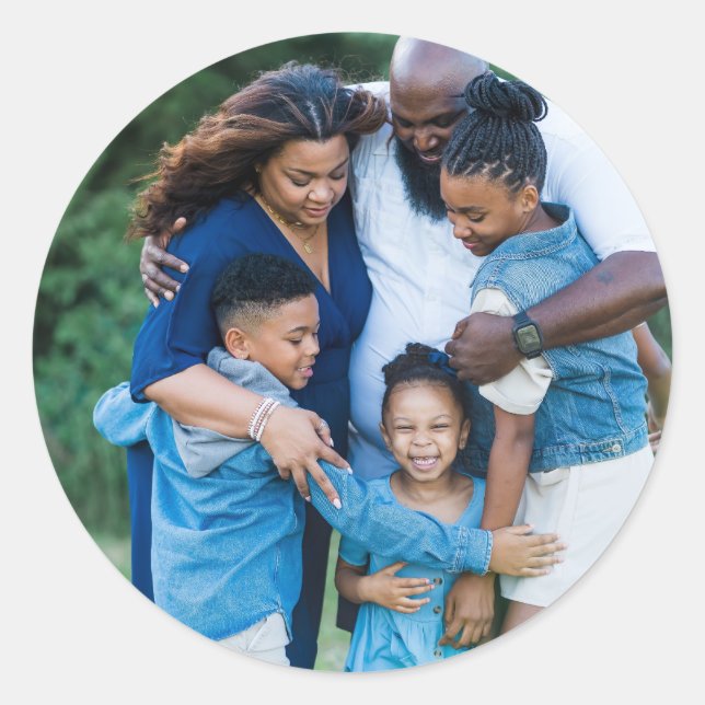 Adesivo Foto de Família Personalizada (Frente)