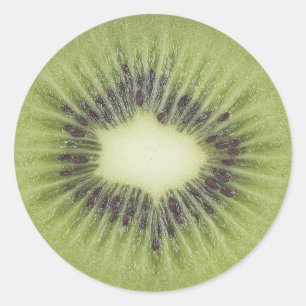 Adesivo foto de fatia de kiwi