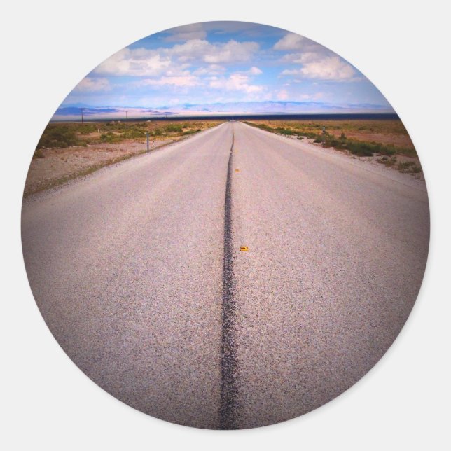 Adesivo Foto de Férias de Verão de Viagem Rodoviária (Frente)