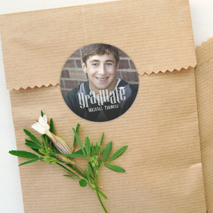 Adesivo Foto de Festa de formatura divertida personalizada