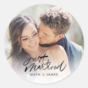 Adesivo Foto de Recém-Casados Presente de Casamento