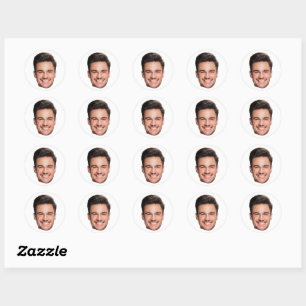 Adesivo Foto de Rosto Personalizada