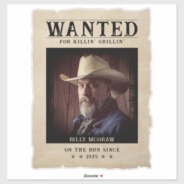 Adesivo Foto de Vintage Engraçada por Poster (Folha)