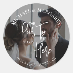 Adesivo Foto do Jantar de Treino Aqui Começa a Festa