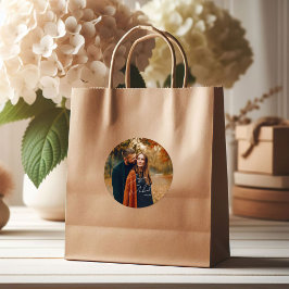 Adesivo Foto Elegante Script Boho Wedding