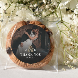 Adesivo Foto Escuro Dourada Ampersand Negra