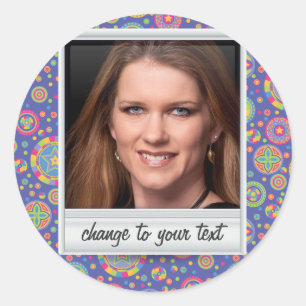 Adesivo Foto instantânea - fotograma com padrão