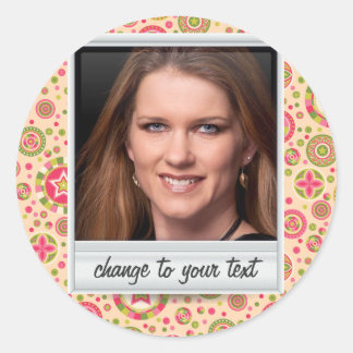 Adesivo Foto instantânea - fotograma com padrão