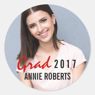 Adesivo Foto moderna escrita à mão da graduação do