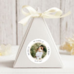 Adesivo Foto: Monograma Elegant Wedding<br><div class="desc">Casamento elegante,  um adesivo fotomonograma ideal para todos os presentes e bolsas. Veja na nossa loja mais itens correspondentes.</div>