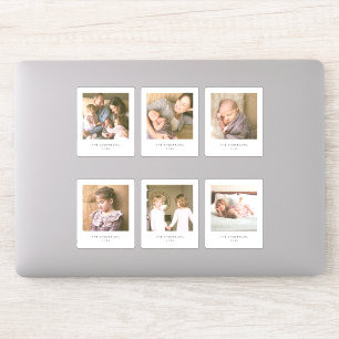 Adesivo Foto múltipla de estilo de fotografia instantâne