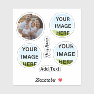 Adesivo Foto & Nome Personalizados