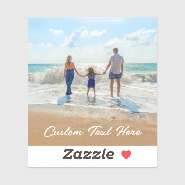 Adesivo Foto personalizada adesiva suas fotos e texto (Folha)