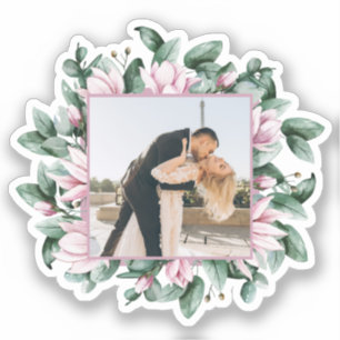 Adesivo Foto personalizada Casamento de Quadros da Flor Ma