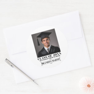 Adesivo Foto Personalizada de Formatura Graduado de 2026 O