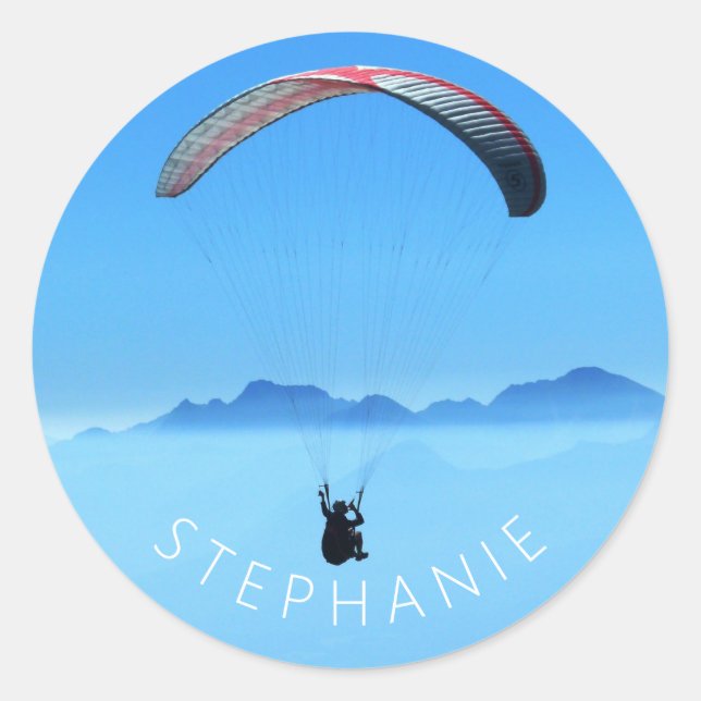 Adesivo Foto personalizada de parapente (Frente)