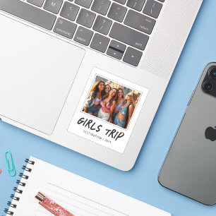 Adesivo Foto Personalizada de Viagem de Meninas Fim de Sem