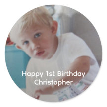 Foto Personalizada do Bebê Crianças 1º Primeiro An