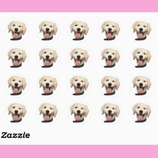 Adesivo Foto Personalizada do Rosto do Cachorro Personaliz
