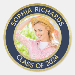 Adesivo Foto Personalizada Graduado 2024