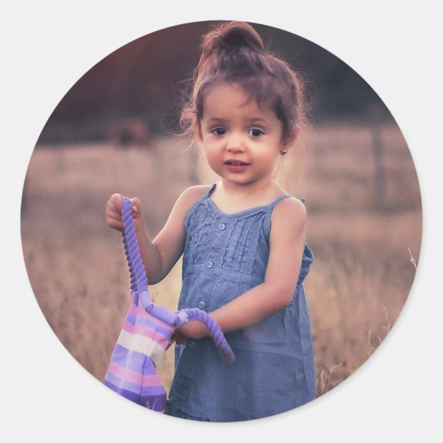 Adesivo Foto personalizada moderna simples (Frente)