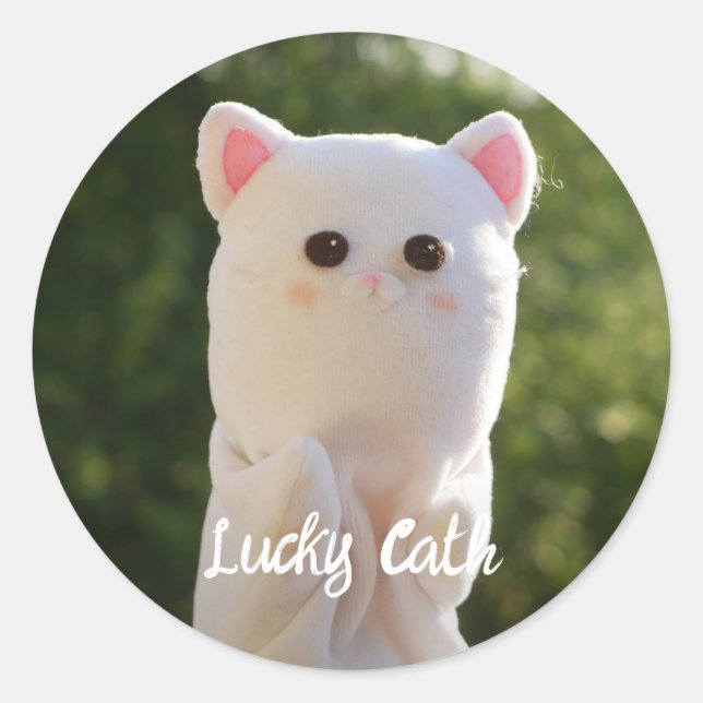 Adesivo Foto Personalizada Simples e Moderna Elegante (Frente)