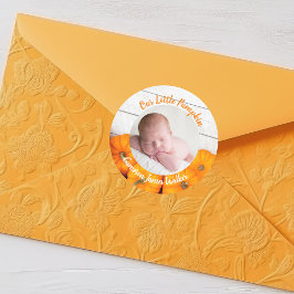 Adesivo Foto recém-nascida e em queda livre Nossos Pequeno