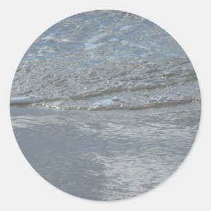 Adesivo Fotografia Abstrata de Água Lamba na Praia