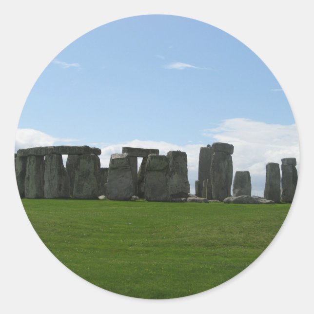 Adesivo Fotografia da Paisagem de Stonehenge Inglaterra (Frente)