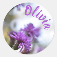 Fotografia de Jardim Personalizado de Flor Roxo