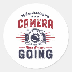Adesivo Fotografia engraçada Citação Fotógrafo e Câmera