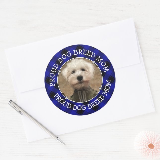 Adesivo Fotografia personalizada fotógrafa elegante Pet Mã (Envelope)