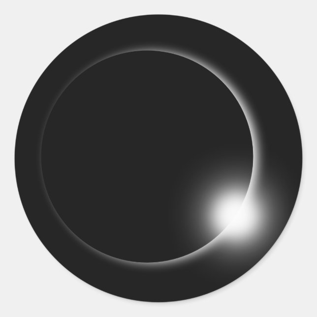 Adesivo Fotografia solar do alargamento de Sun da lua do (Frente)