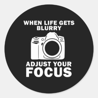 Adesivo Fotógrafo Ajuste seu foco