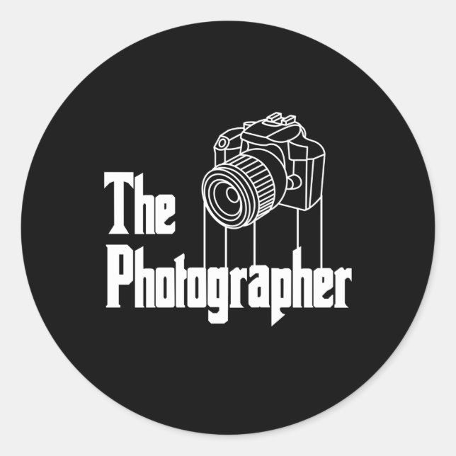Adesivo Fotógrafo Para Fotografia (Frente)