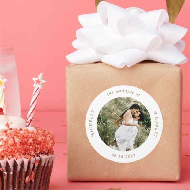 Adesivo fotomograma elegante bastão redondo clássico de ca (Festa)