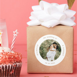 Adesivo fotomograma elegante bastão redondo clássico de ca