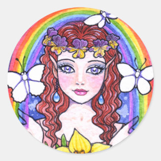 Adesivo Fower Fairy Rainbow Stickers por Ann Howard