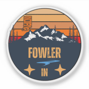 Adesivo Fowler, Indiana
