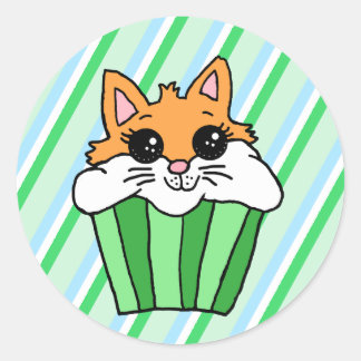Adesivo Fox Birthday Cupcake
