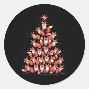 Adesivo Fox Christmas Tree Fox Xmas Tree Women & Boys