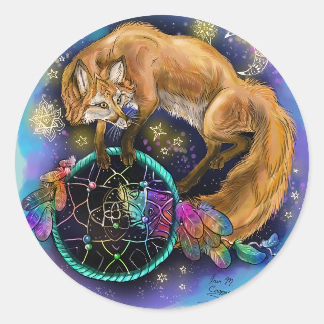 Adesivo Fox do DreamCatcher (Frente)