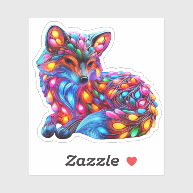 Adesivo Fox Fantástica (Folha)