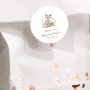 Adesivo Fox Lendo um Livro Capítulo Um Partido primeiro an