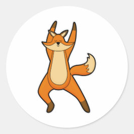 Adesivo Fox no Yoga Stretching