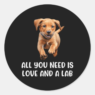 Adesivo Fox Red Lab Tudo Que Precisa De Labrador Mãe