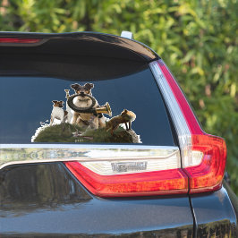 Adesivo Fox Terrier suave