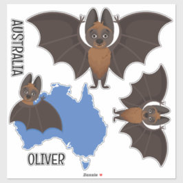 Adesivo Fox Voadora do Kong Australiano