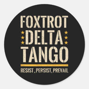 Adesivo Foxtrots Deltas Tangos Resiste Camo Camouflage Par