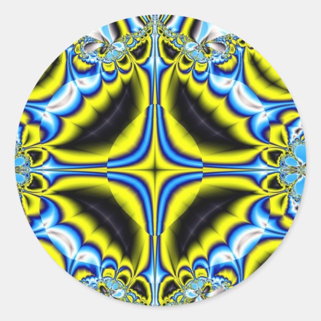 Adesivo Fractal 109 Sticker (Frente)